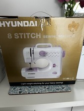 Hyundai 8 Stitch Sewing Machine with Power Cable and Peddle