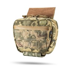 Tactical Groin Protector Pouch M7 UA MM-14 Cordura Chest Rig MOLLE Laser Cut Bag
