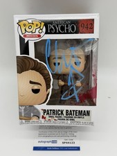 Christian Bale signed Psycho Funko Pop 942 Patrick Bateman Not Thor Hemsworth