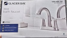 Glacier Bay 4 in. Centerset 2-Handle Faucet in Brushed Nickel F51A007BNV NEW