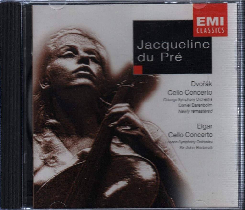 724355552723 Jacqueline Du Pre Elgar/ Dvorak - Cello Concertos CD Europe Emi