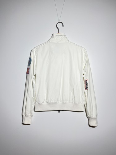 Vintage 00s Moncler Patches White Nylon Jacket Kids Size 14 Anni, 164 Cm - Picture 3 of 24