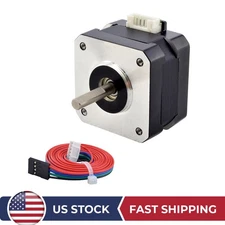 STEPPERONLINE Nema 17 Stepper Motor 37oz.in 1.2A 42x30mm for DIY CNC 3D Printer