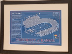 University Of Kansas Jayhawks Memorial Stadium Picture.