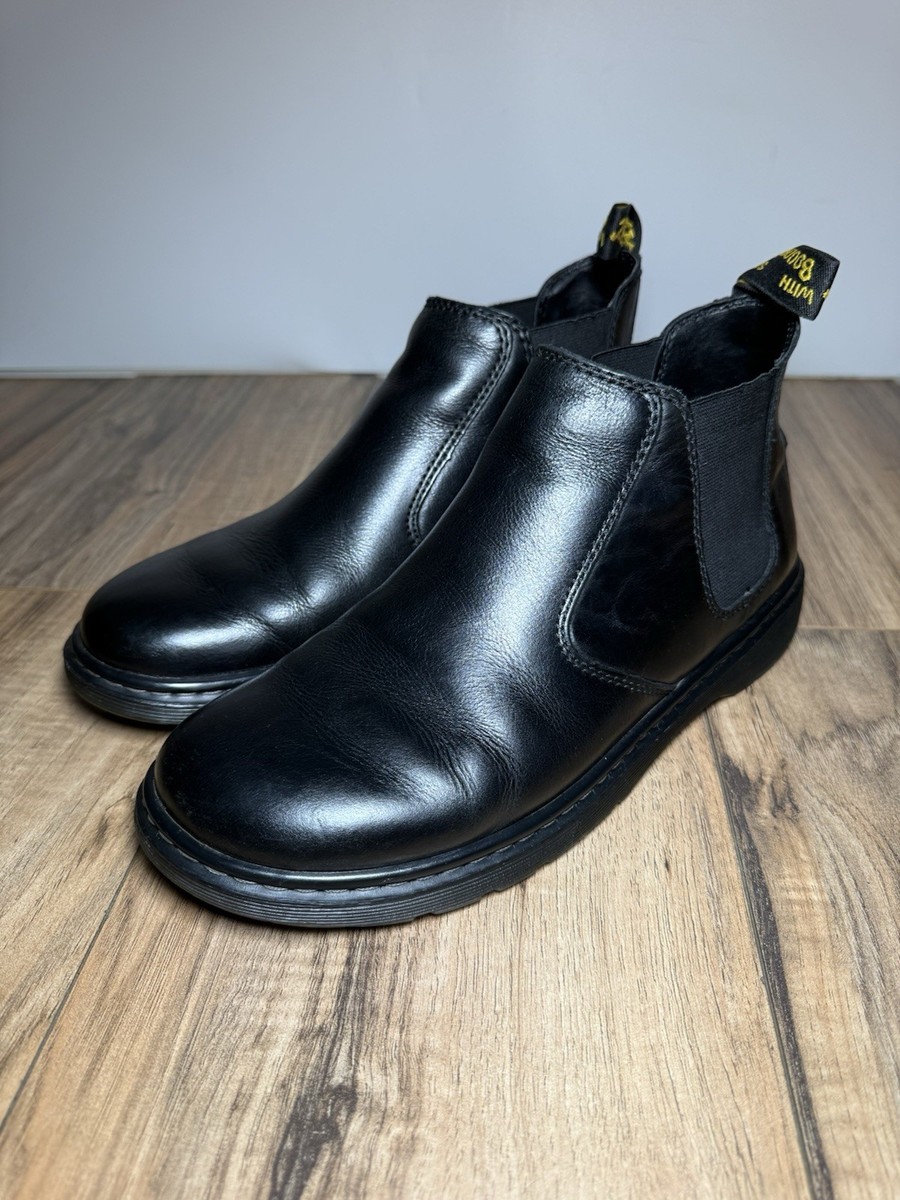 Dr Martens Conrad AW004 Black Leather Chelsea Ankle Boots  display picture 3
