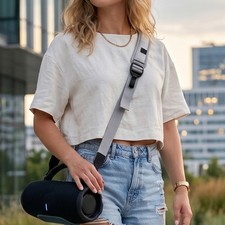 Crossbody Speaker Carry Strap for Charge 6 with Adjustable Pull Cord and Pad