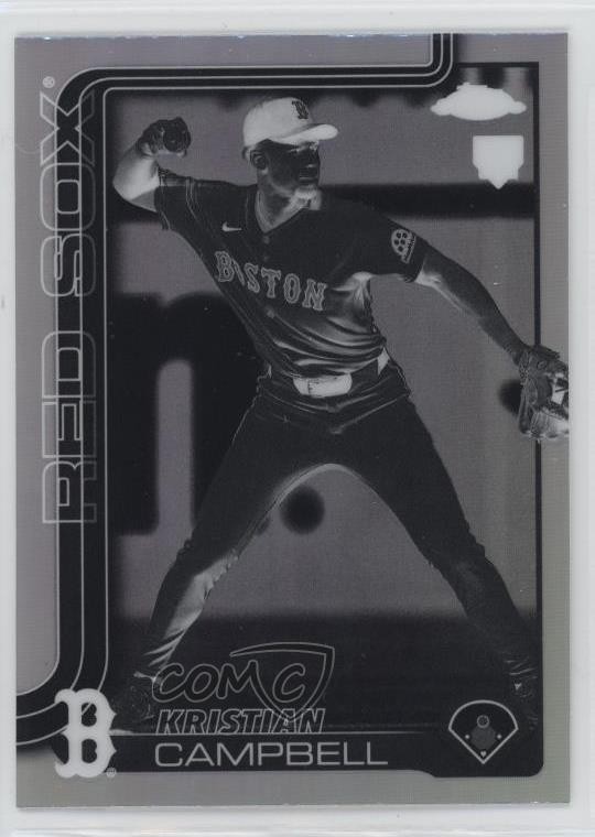 2025 Topps Chrome Negative Refractor Kristian Campbell #171 Rookie RC