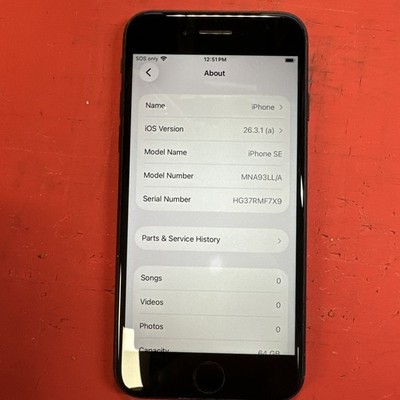 iPhone SE 3rd Gen Unlocked Midnight
