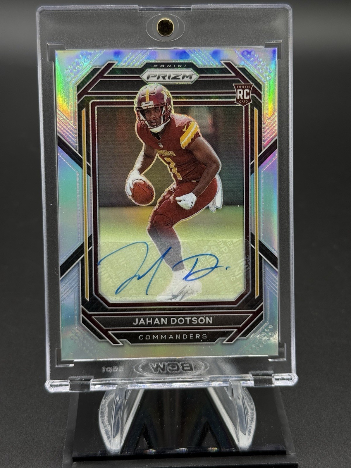 2022 Panini Prizm - Rookies Jahan Dotson #312 Silver Prizm Autographs (AU, RC)