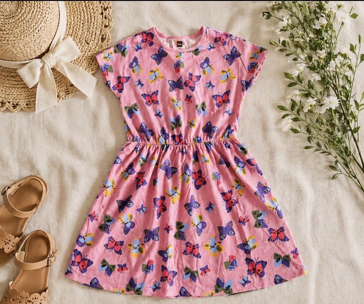 white christmas dresses Matching Girl & Doll Cotton Dress – Leveret Clothing main image 0