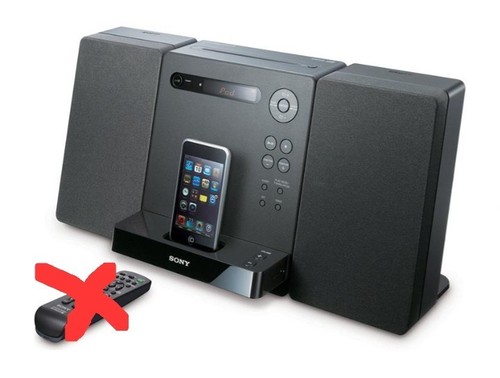 Sony CMT-LX20i FM AM Radio iPod CD MP3 Micro Hi-Fi Player & Speakers NO REMOTE26