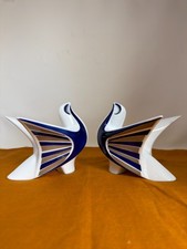 Statuine Porcellana Colomba Paloma Sargadelos Modernista Vintage Porcelain Dove