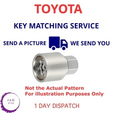 SECURITY MASTER MATCHING SERVICE LOCKING LOCK WHEEL NUT KEY BOLT UK FOR TOYOTA