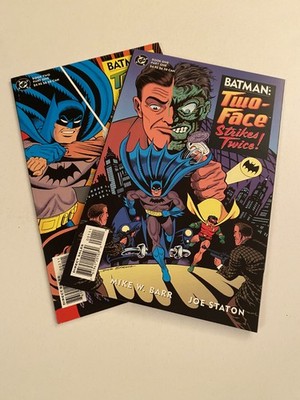 BATMAN TWO-FACE STRIKES TWICE #1 - 2 (1993) Set (DC Comics lot)!!