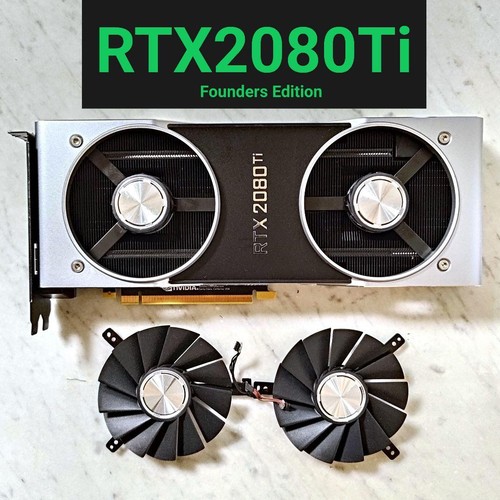 NVIDIA GeForce RTX2080Ti Founders Edition 11GB GDDR6 gebraucht ohne Lüfter
