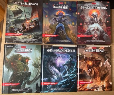 Dragon Heist Dungeon of the Mad Mage Ghosts of Saltmarsh Hort der Drachenkönigin