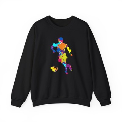 Soccer Sweatshirt, Soccer Game Supporters Soccer Players Lovers Men Sweatshirt