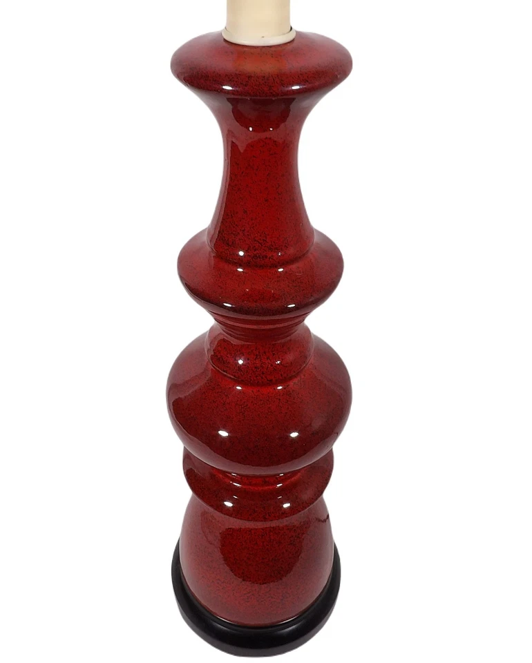 Groovy Retro Mid Century Modern German Pottery Table Lamp MCM - Image 3 of 4