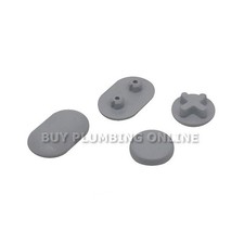 Ideal Standard White Toilet Seat Buffers Set - EV23167