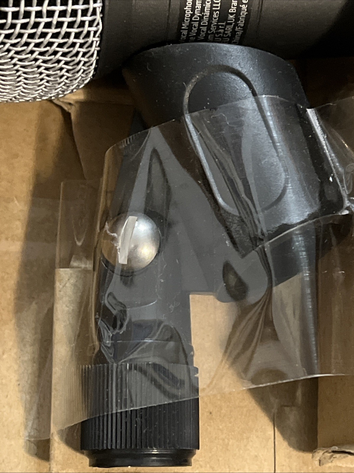 Amazon Basics Dynamic Vocal Microphone Cardioid XLR Black Silver