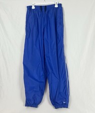VTG Nike Team 1990s Windbreaker Track Basketball Pants XL Blue 90s