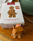 New 2023 Hallmark Keepsake Christmas Ornament Gingerbread Woman Lego Minifigure — photo 3