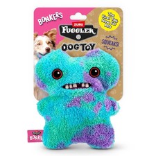 Squeaky Plush Dog Toy Blue 8 inches