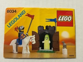 Vintage LEGO Castle BLACK MONARCH'S GHOST # 6034 100% Complete w/ Instructions
