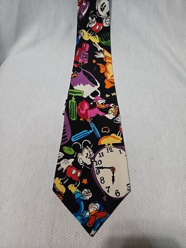Vintage Disney Mickey Mouse Fantasia Balancine The Tie Works Neck Tie - Picture 1 of 14