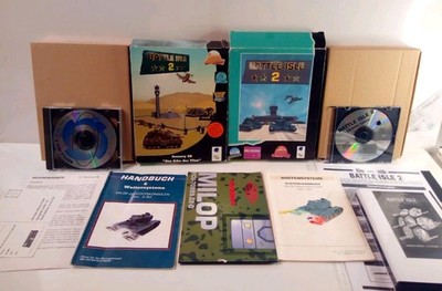 Konvolut Battle Isle II + Scenery IBM PC 3x CD-Rom Spiel Big Box Blue Byte 1994 