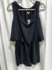 Splendid Black Sleeveless Romper XS Nordstrom Rack NWT MSRP 138