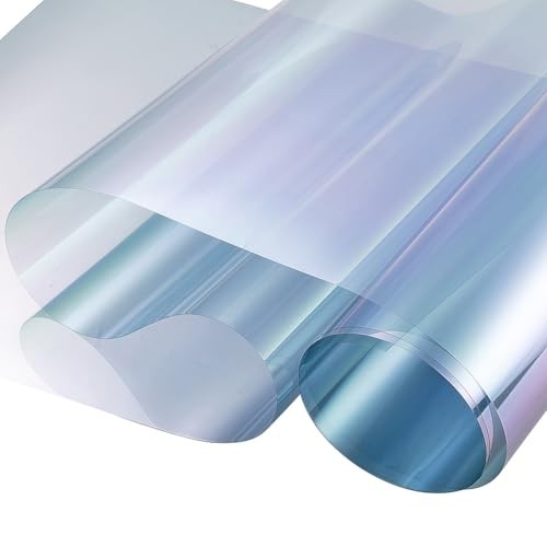  Blue Chameleon Window Tint for Car, 70% VLT Front Windshield Tint 30Inch X 