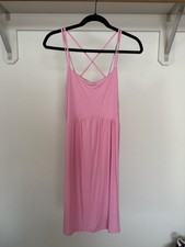 Old Navy Pink Strappy Midi Dress with Pockets – Size M – NWT