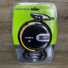 Insignia Portable CD Player NS-P4113 160s Anti Skip Protection w/Headphones READ