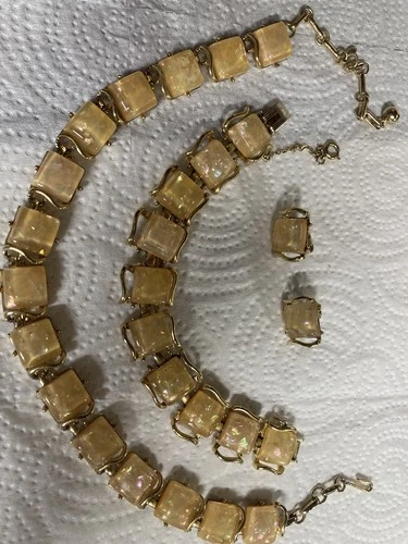 Vintage Cora Costume Jewelry Set