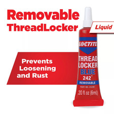 Loctite Threadlocker Blue 242 - Removable Thread Lock Glue for Nuts, 1 Pack