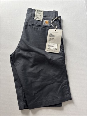 NEW Carhartt Work In Progress WIP Mens 29 Sid Shorts Gray