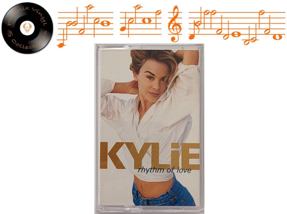 Kylie Minogue Rhythm Of Love Cassette Tape Album - Near Mint