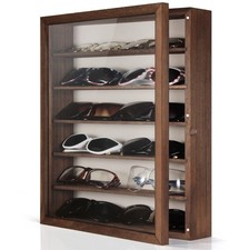Sunglasses Organizer Storage Wall Mounted: 13 x 15.6 inches Eyewear Display C...