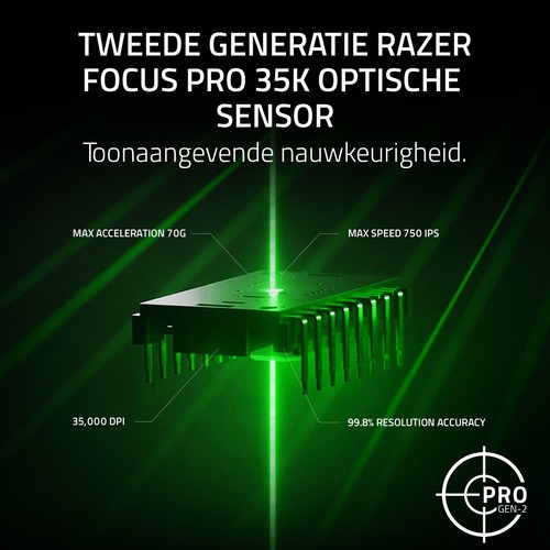 Razer Viper V3 Pro - rechts - Optisch - RF Wireless + USB Type-C - 35000 DPI - S - Photo 5/6