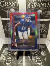 NEW - 2025 Topps Chrome Football Darius Slayton Red White & Blue Refractor #226