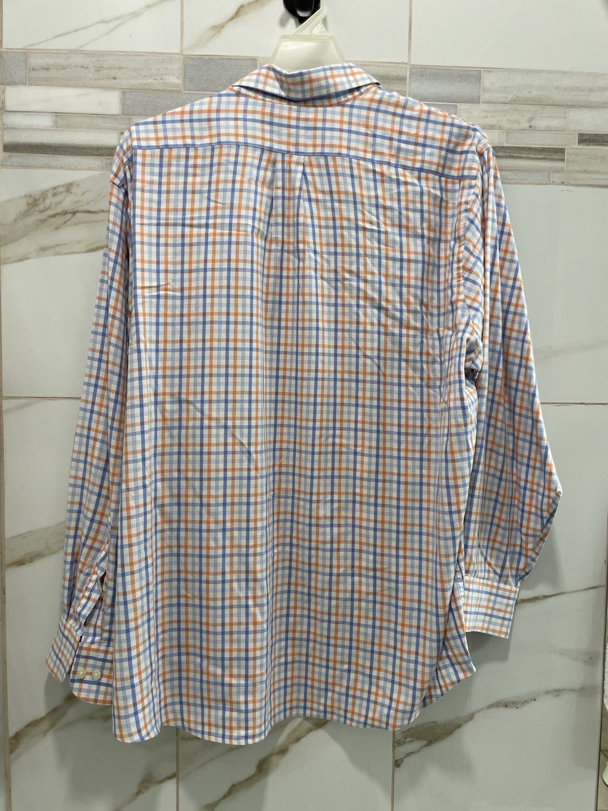 Mens CHAPS Button Down Checkered Stretched Shirt.… - image 9