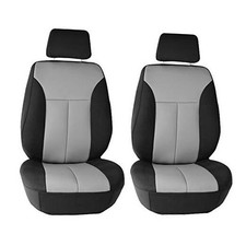 Car Seat Covers Front Set Neoprene - Car Seat Cover for Low Gray Flat Design