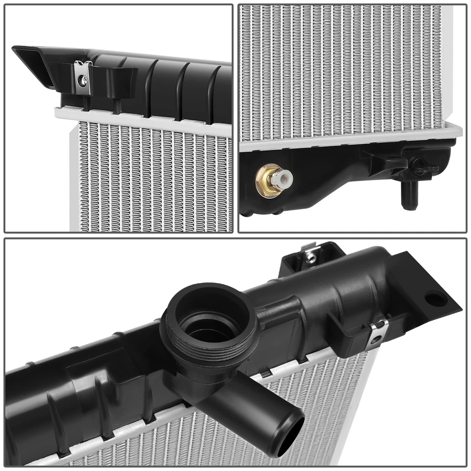 Radiador núcleo de aluminio 2458 para Chevy Trailblazer GMC Envoy XL 2002-2009 XUV Foto 4 de 4