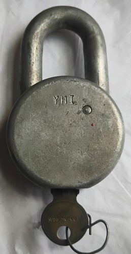 Candado Vintage American Series 10 con Llave Acero Endurecido, EE. UU., Funciona - Imagen 2 de 4
