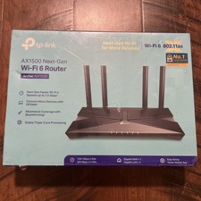TP-Link Archer AX1500 WiFi 6 Dual-Band Wireless Router up to 1.5 Gbps Speeds