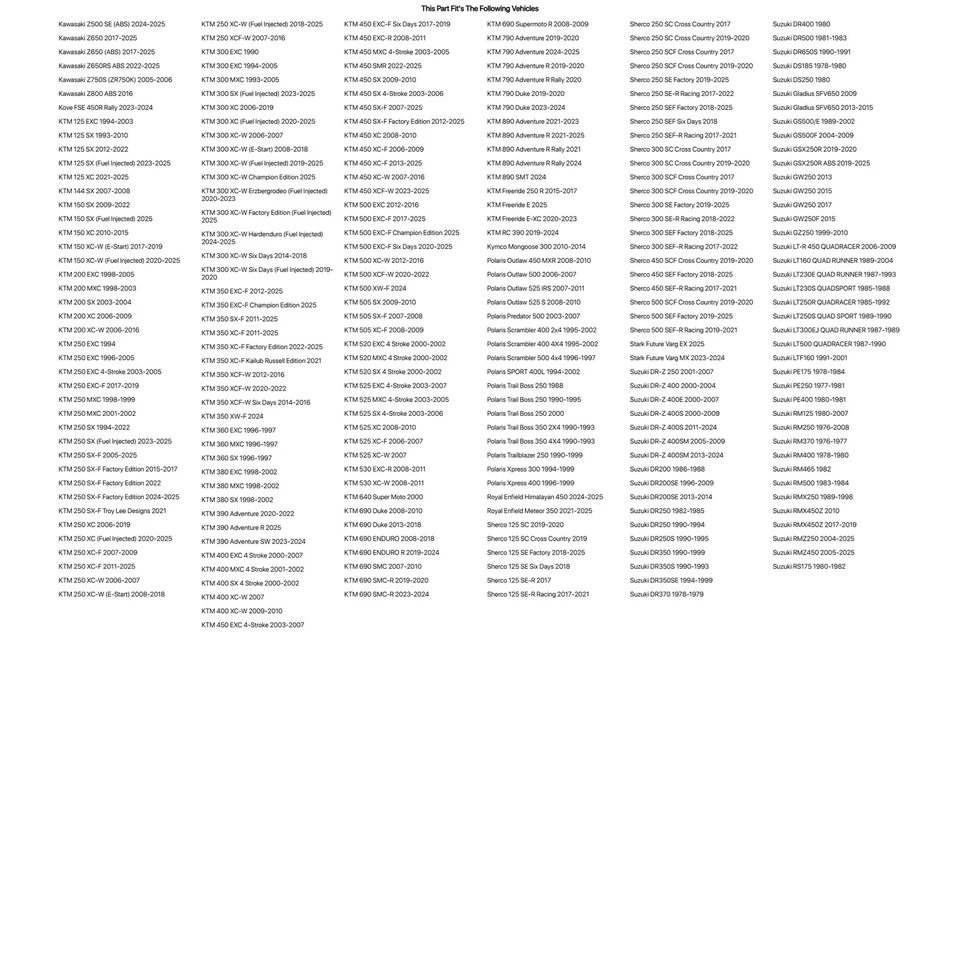 Primary Drive 520 ORH Gold X-Ring Chain Master Link For SUZUKI DS250 1980 Foto 4 de 4