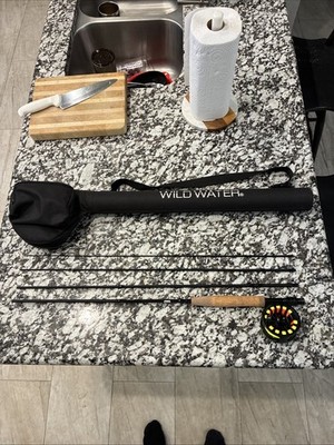 Wild Water Fly Fishing Rod - AX56-090-4 - 9ft. - #5/6 - 4 Piece In EX Used Cond