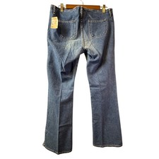 VTG New Paris Blues Originals Jeans 11 Flare Mid Rise Boho 00s Y2K