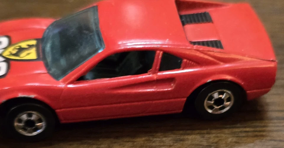 1977 2¾" Hot Wheels 1:64 RACEBAIT 308 GTB Ferrari Red HongK Blackwall Loose Car - Image 3 of 4